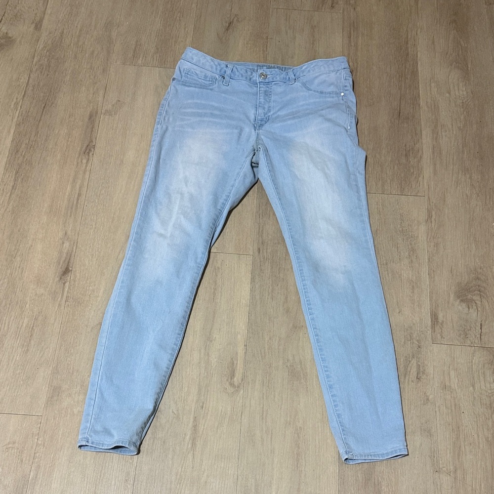 Rewash Women's Sky Blue Skinny Jeans